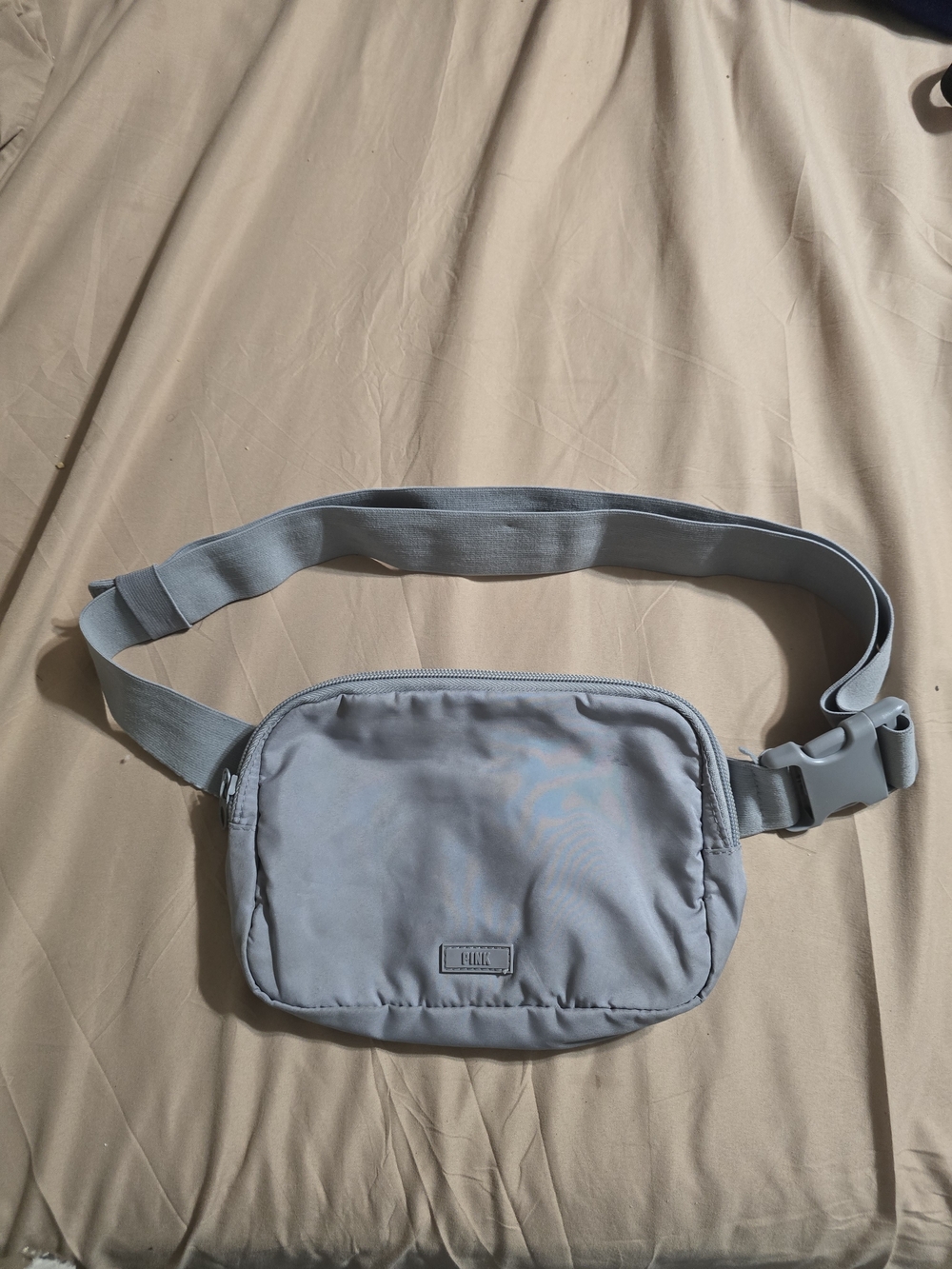 Light Gray Women's Travel Waist Bag - Minimal Everyday Fanny Pack